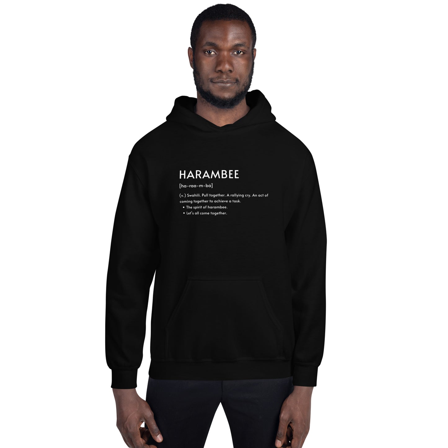 Harambee Definition Unisex Hoodie