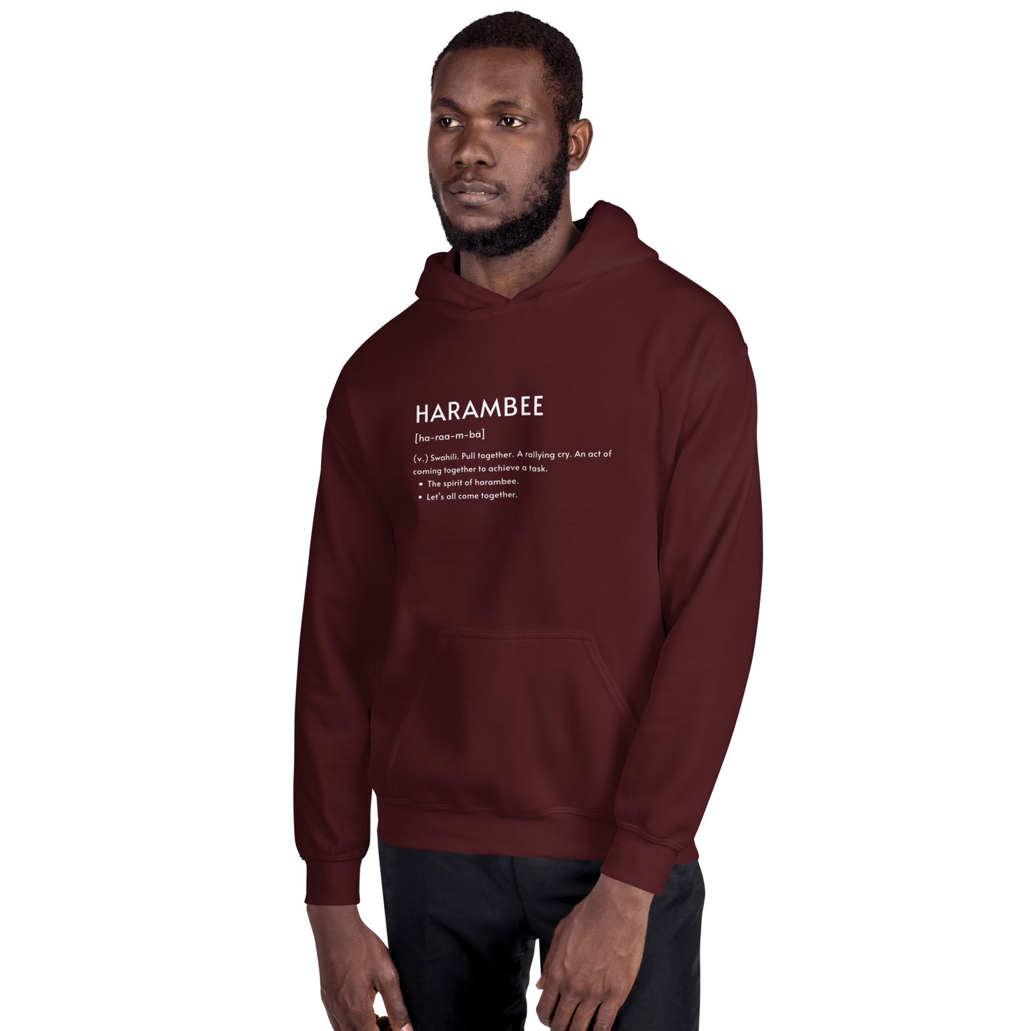 Harambee Definition Unisex Hoodie