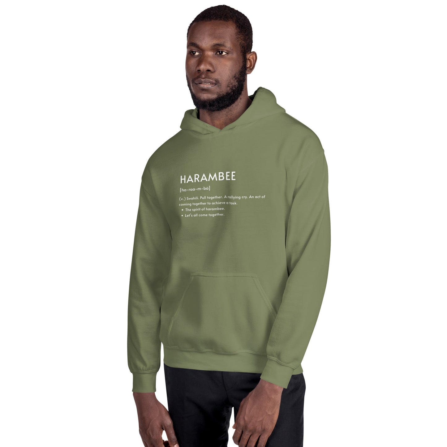 Harambee Definition Unisex Hoodie