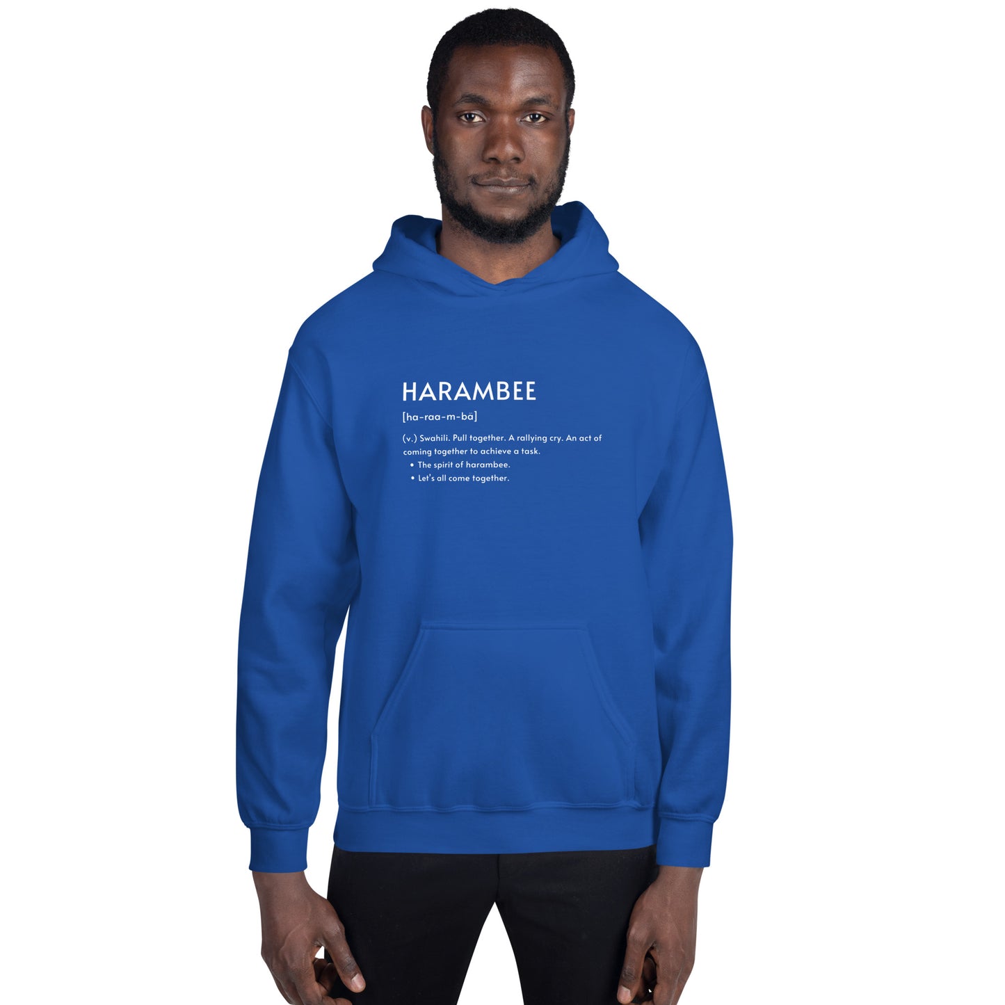 Harambee Definition Unisex Hoodie