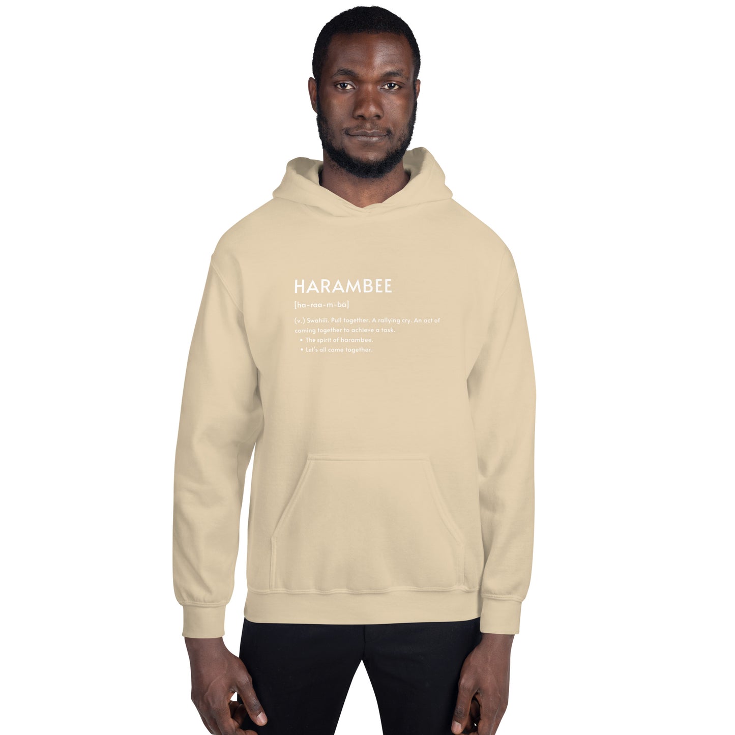 Harambee Definition Unisex Hoodie