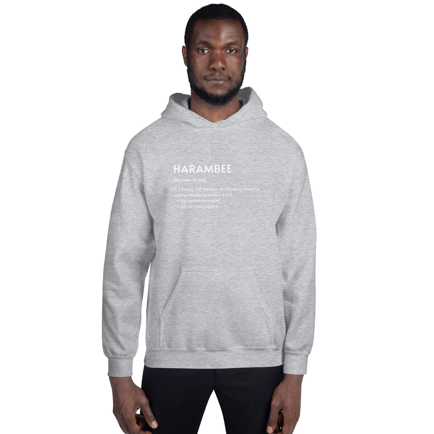 Harambee Definition Unisex Hoodie