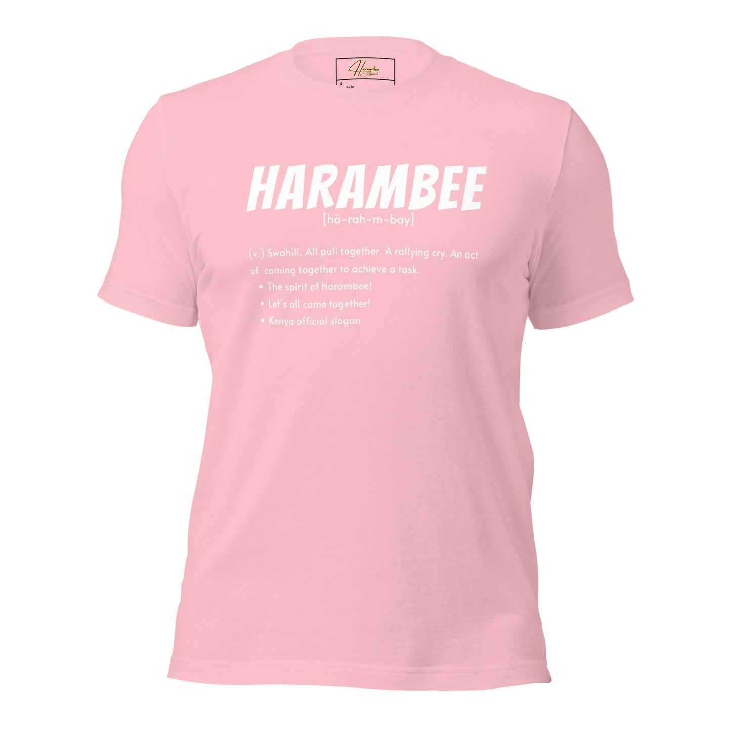 Harambee Definition Unisex t-shirt