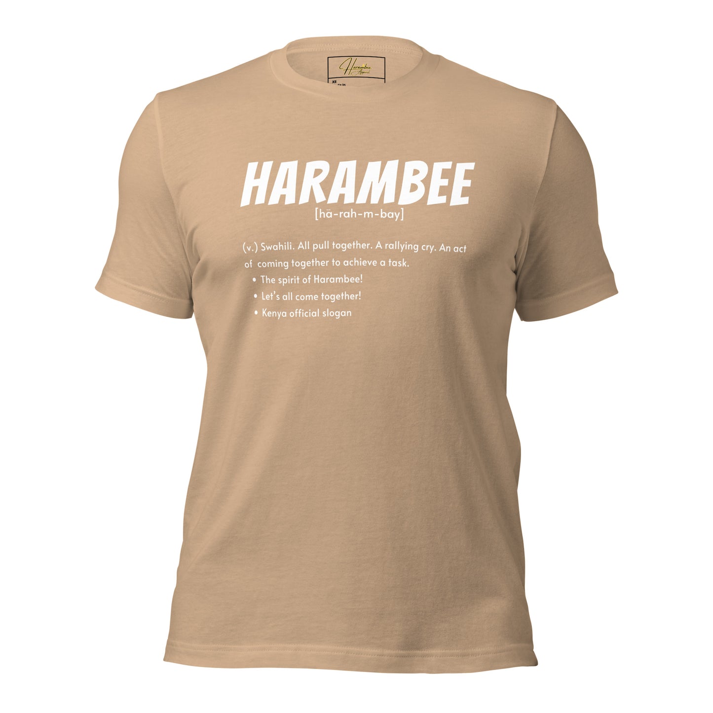 Harambee Definition Unisex t-shirt